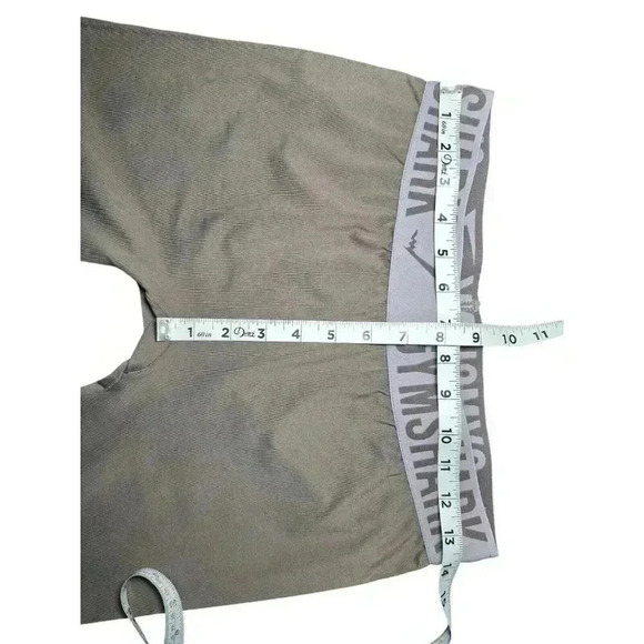 Gymshark Leggings Womens Medium Gray Flex Low Rise - Picture 6 of 9
